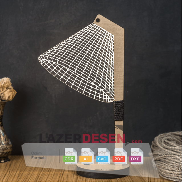 12 pieces minimalist led lamp archive private collection